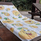 Beach towel with fruit expression printing, quick dry beach towel, Microfiber beach towel