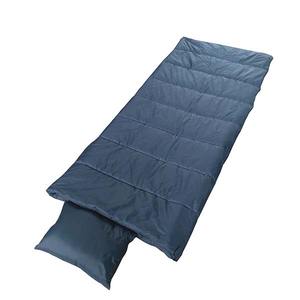 High quality solid color sleeping bag with pillow