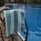 Microfiber beach towel, quick dry beach towel, stripe printed beach towel