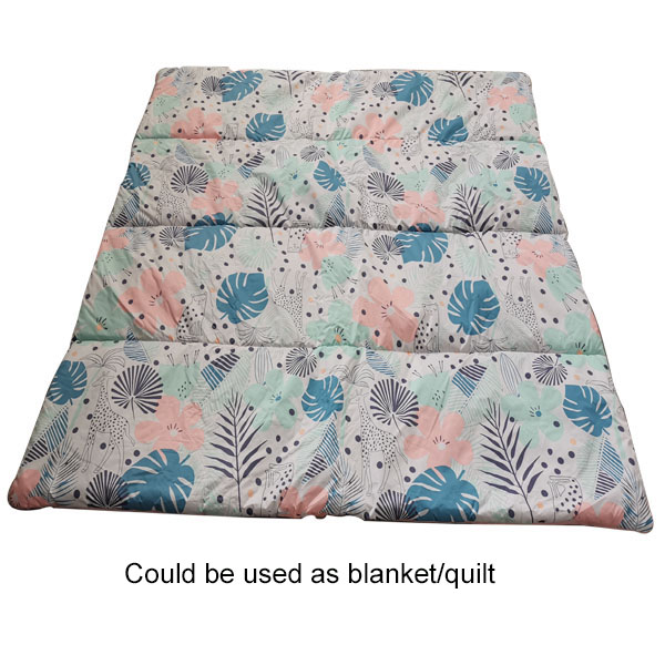 Flower printing sleeping bag