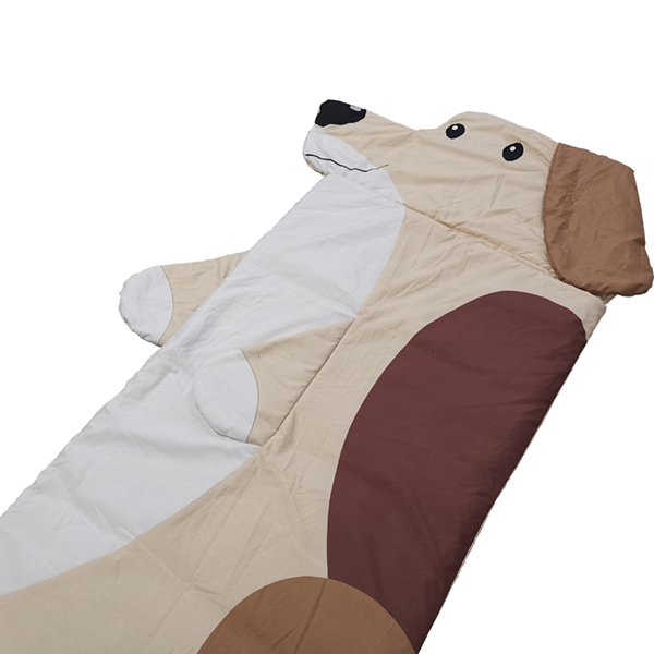 dog shape kids sleeping bag
